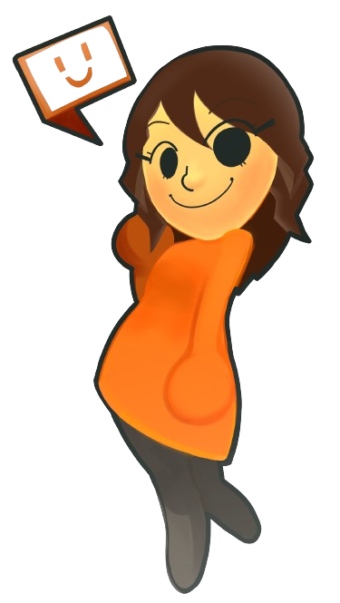 Art of the 'Dummy Girl' mii. Art by EllisBros.